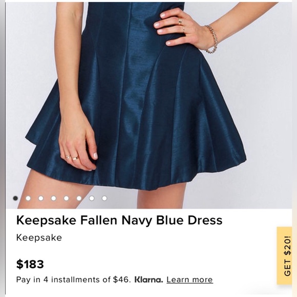 Keepsake x Revolve structured fit and flare dress - Picture 4 of 15